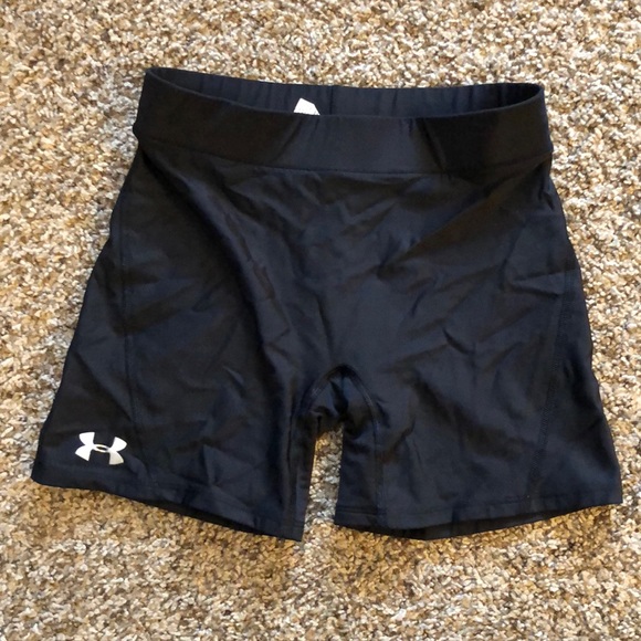 under armour biker shorts women's